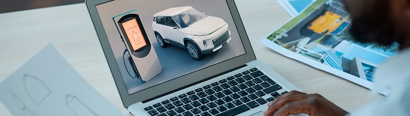 LumenCharge electric vehicle charging stations powered by sustainable, hybrid energy